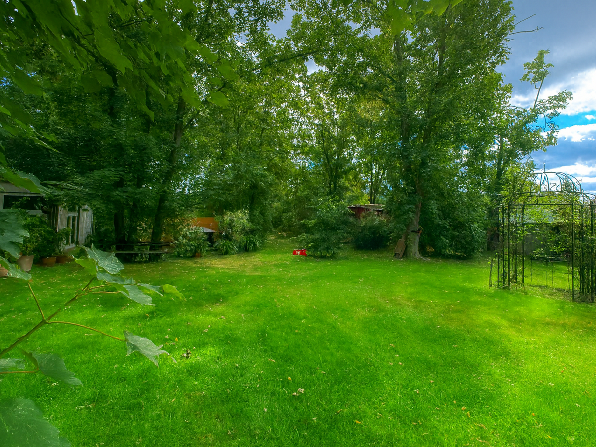 Weitläufiger Garten