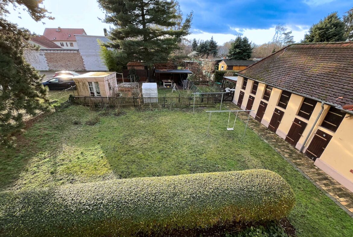 Blick vom Balkon