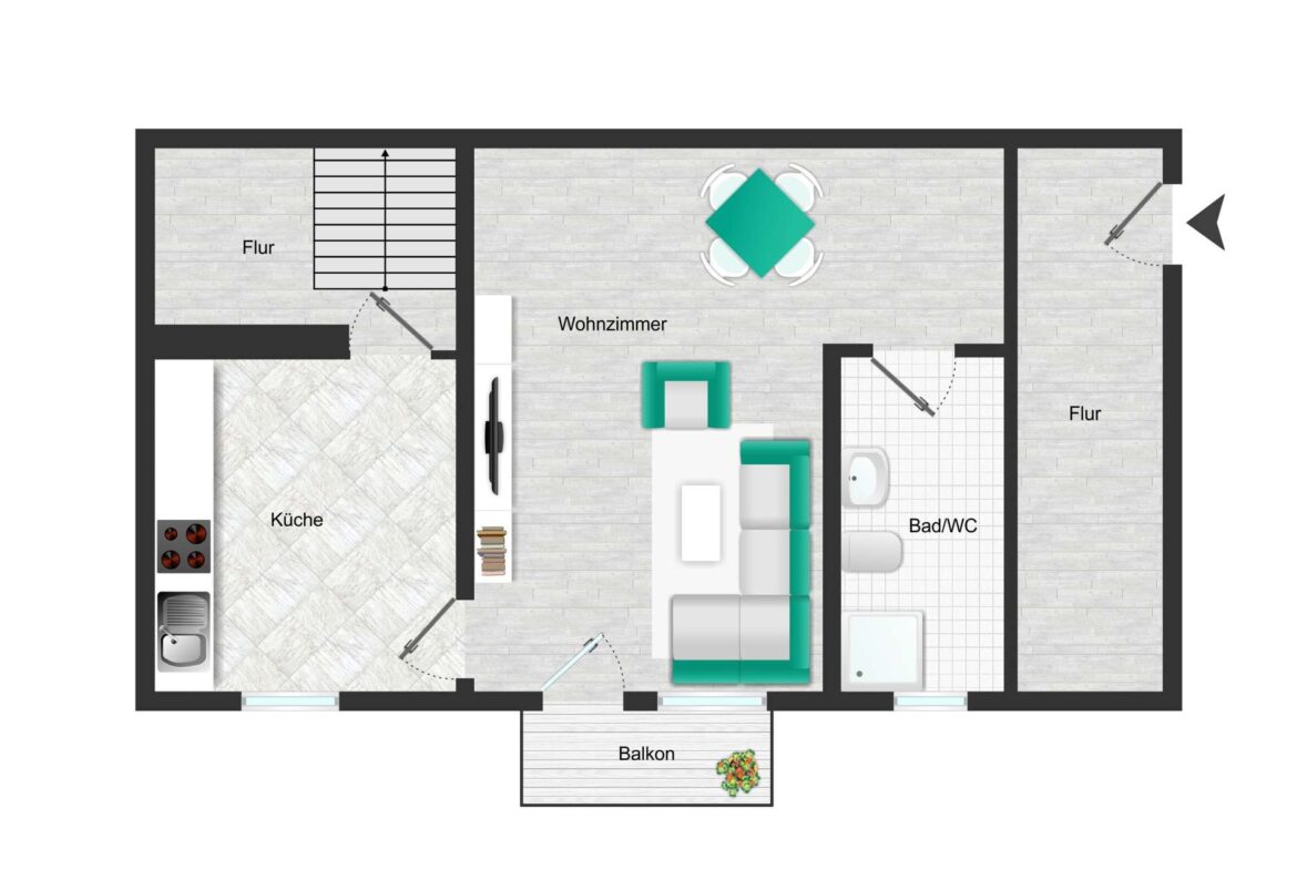 Maisonette 3- OG