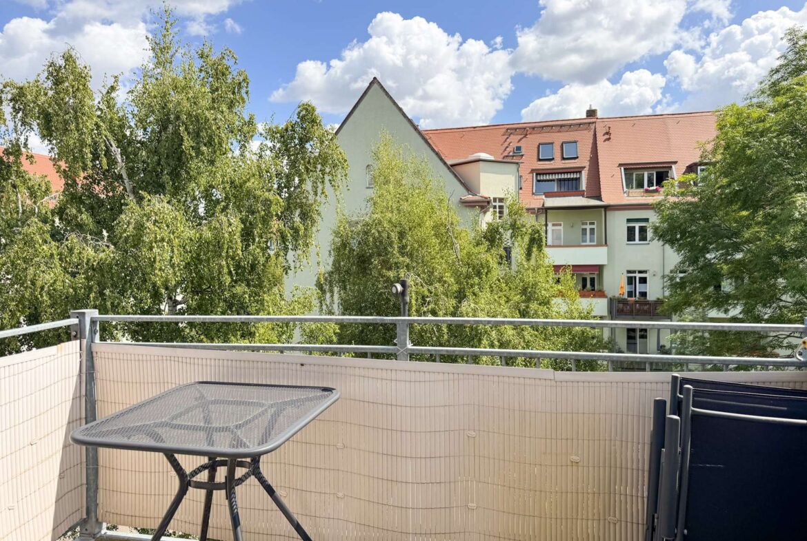 Sonniger Balkon