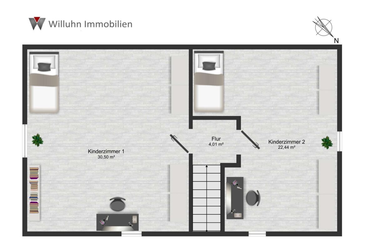 Grundriss Obergeschoss 