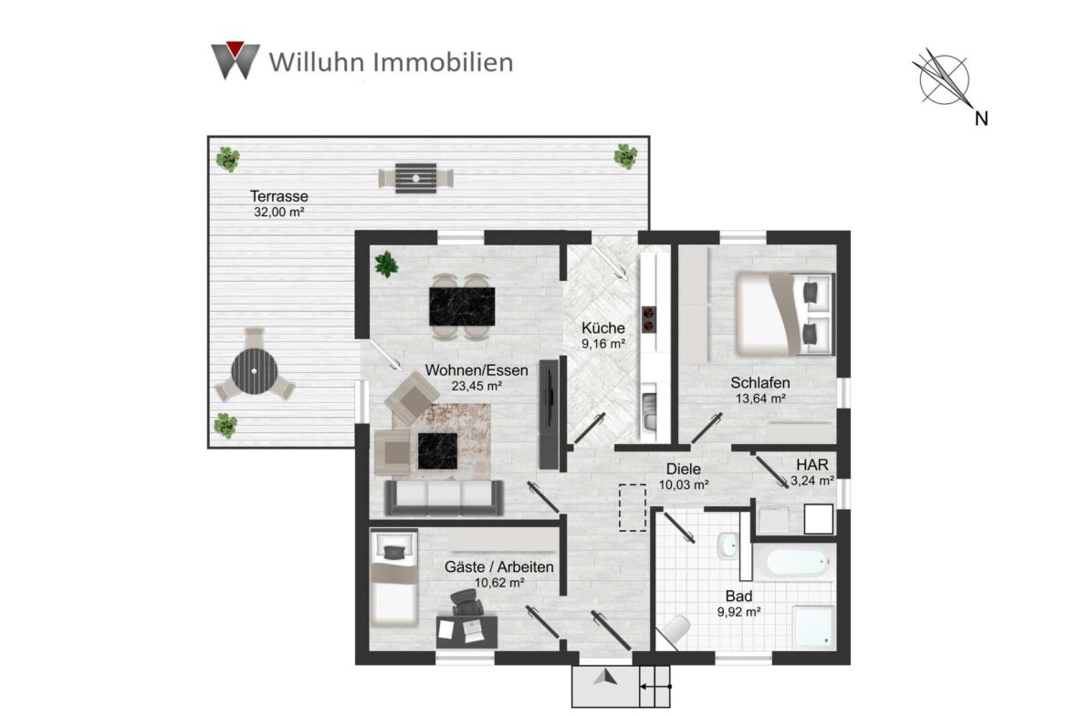 Grundriss Erdgeschoss 