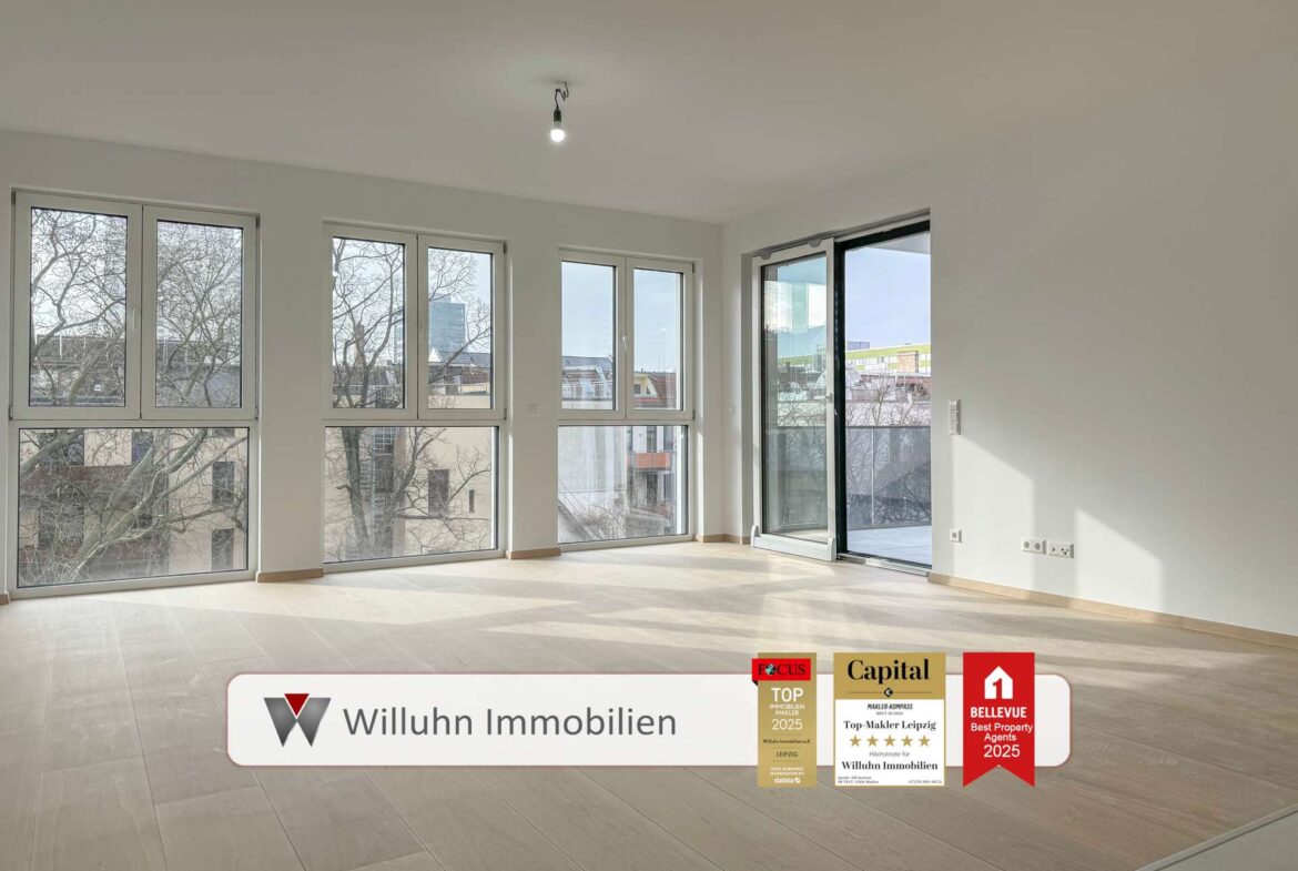 Lichtdurchfluteter Wohnbereich