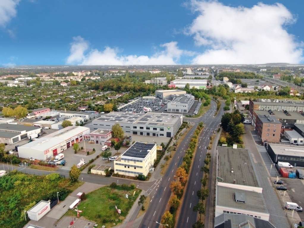 Luftaufnahme Seitenansicht