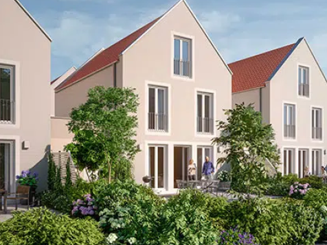 Visualisierung der Stadthäuser