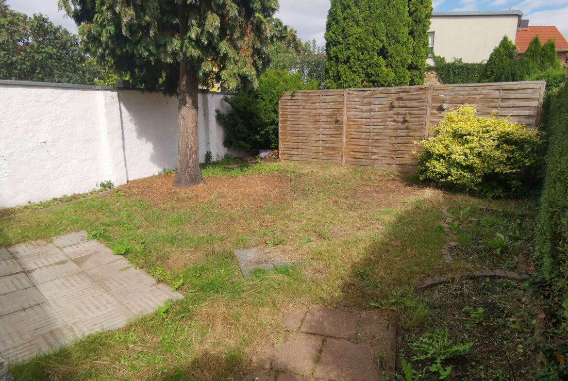 Blick in den Gartenanteil EG