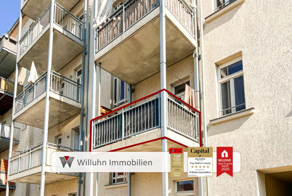 Blick auf den Ost-Balkon
