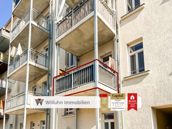 Blick auf den Ost-Balkon