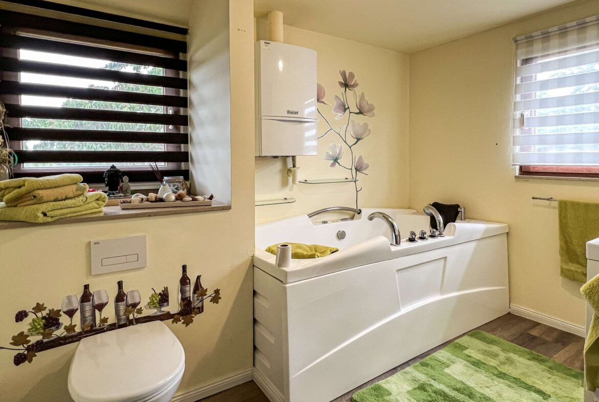 Badezimmer im Gasthaus