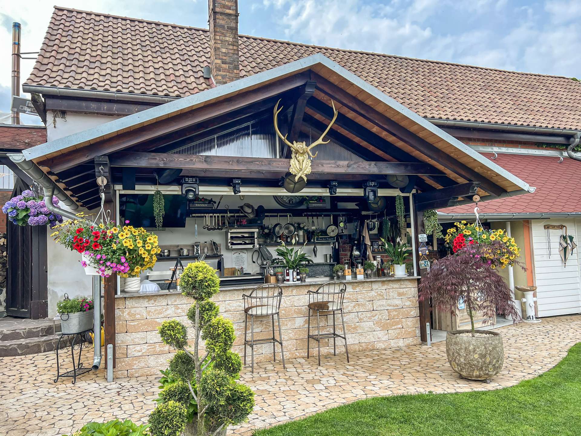 Grillbereich I Business-Garten