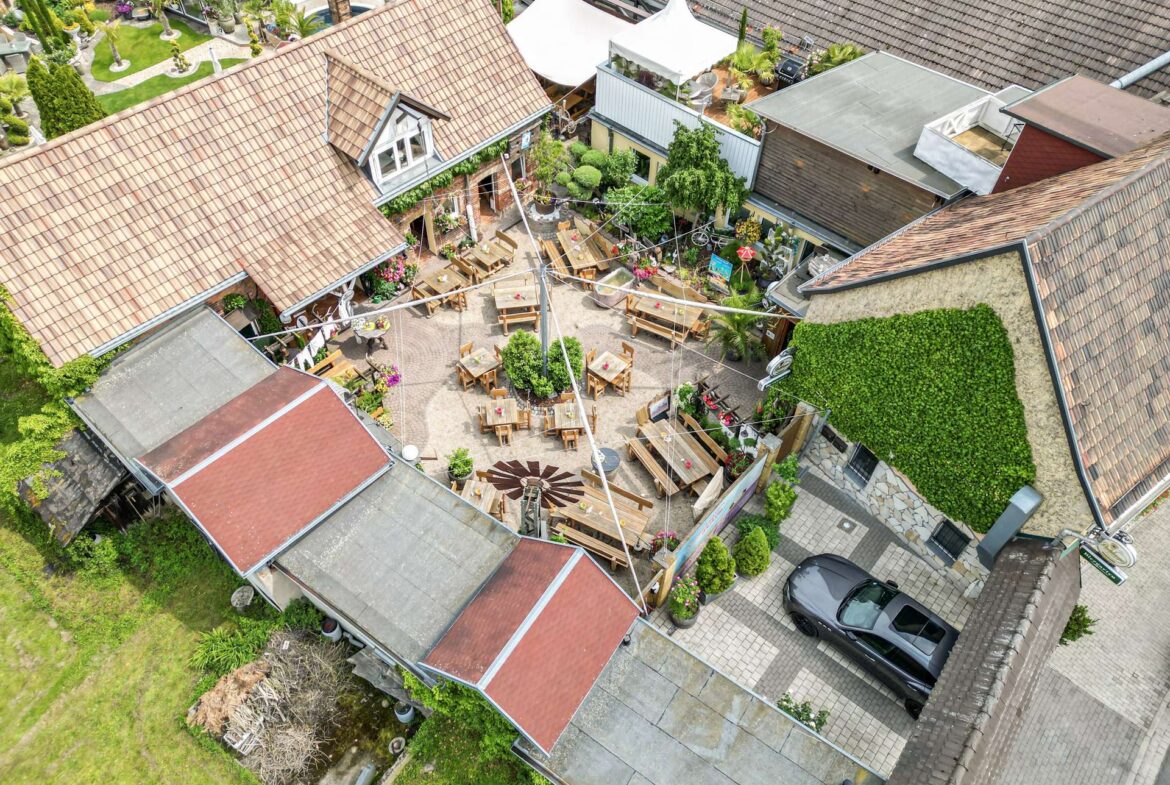 Blick auf den Sommergarten