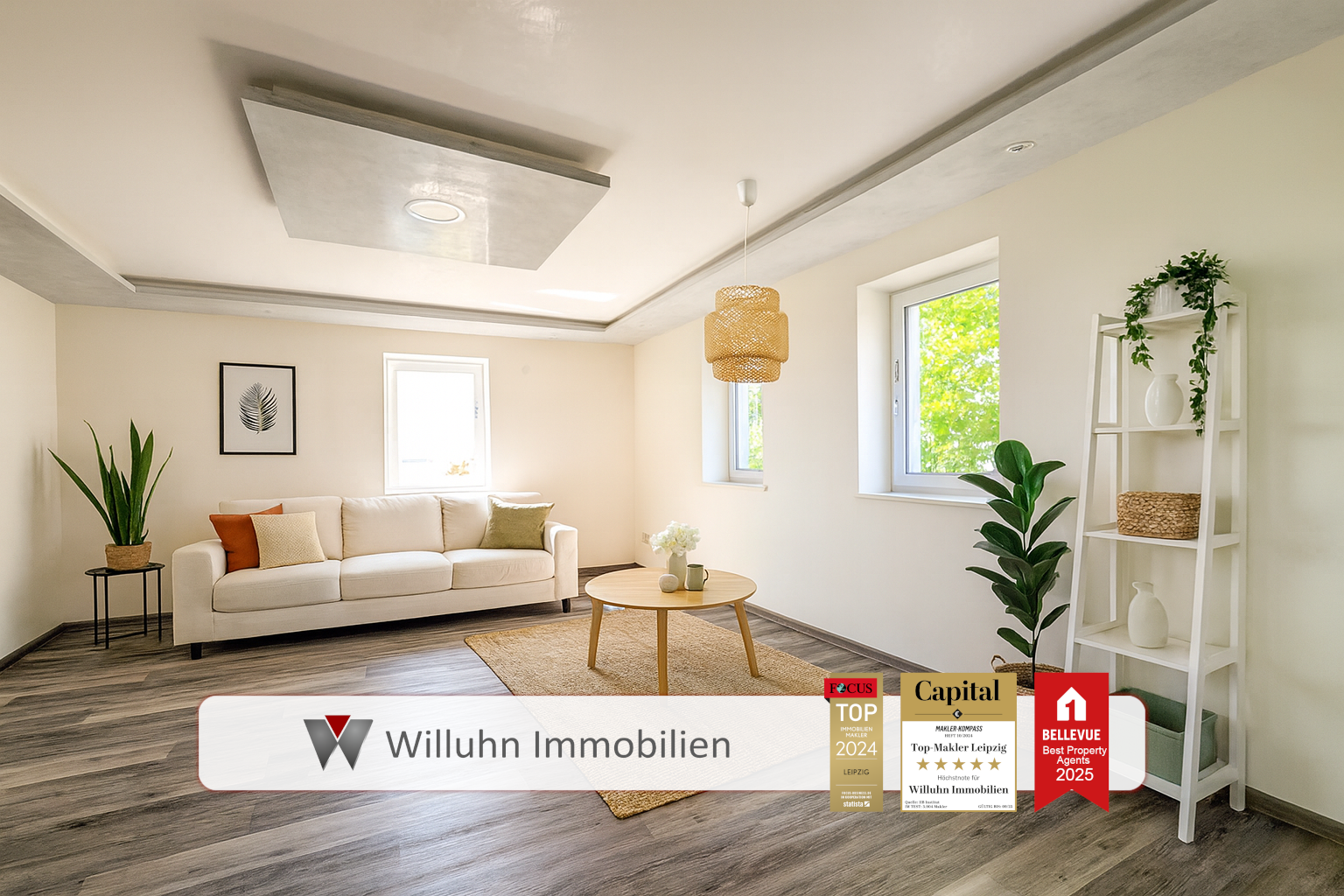 Helles Wohnzimmer