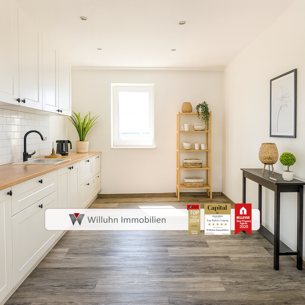 Moderne Küche mit natürlichem Licht