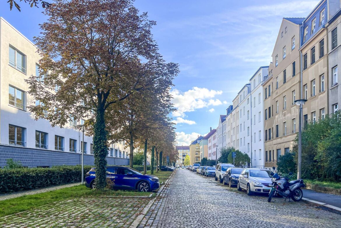 Blick zur Straße