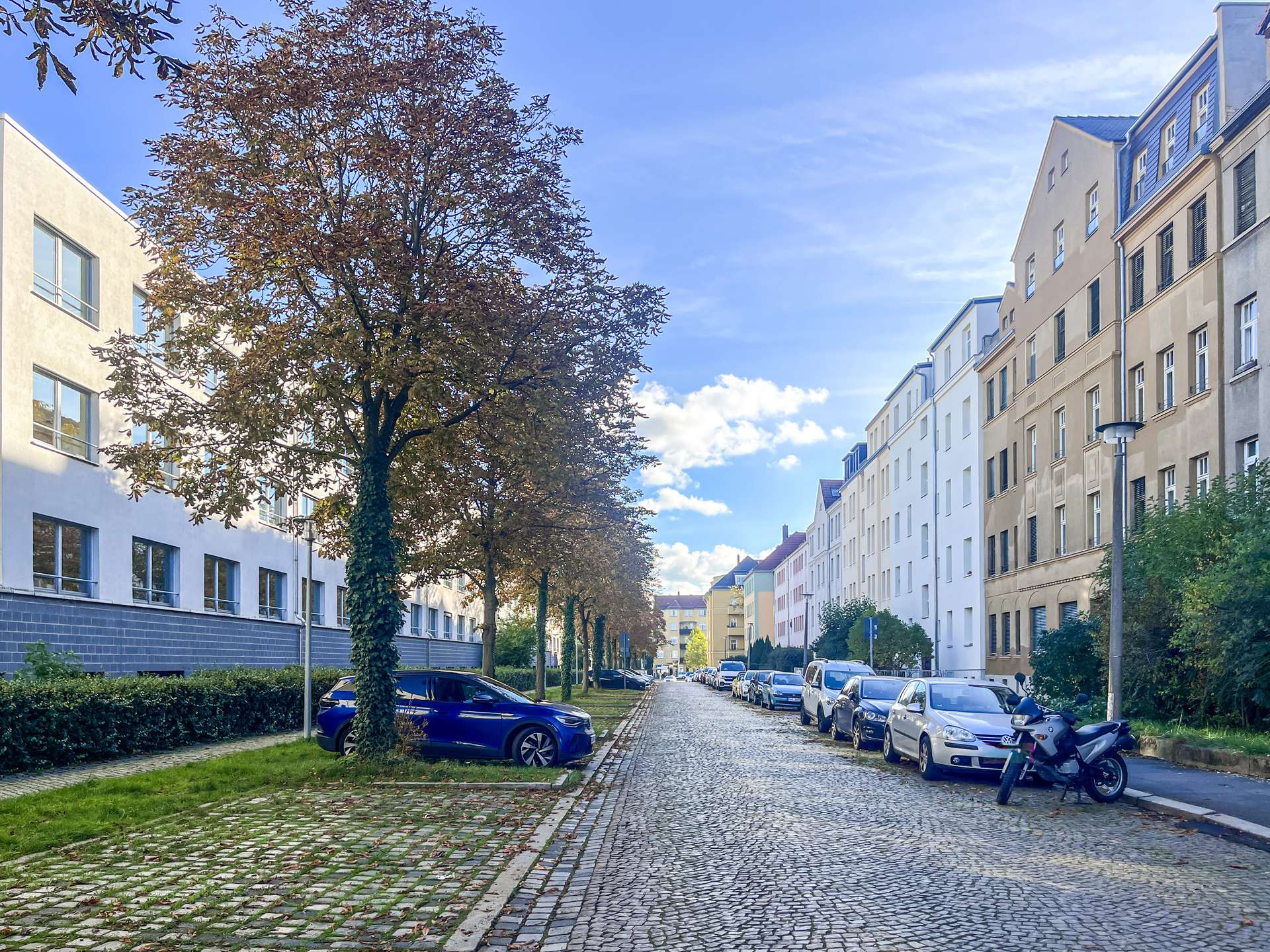 Blick zur Straße