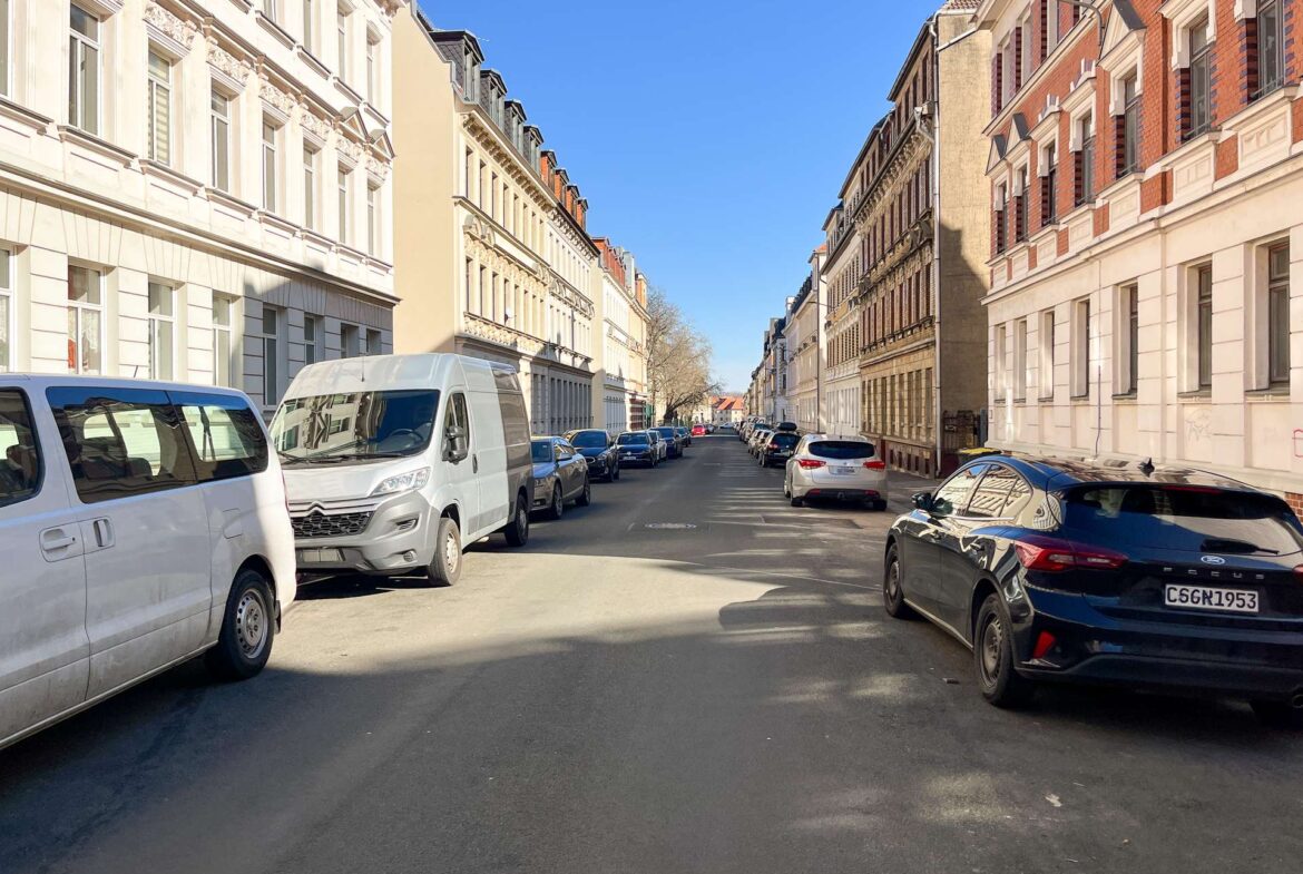Blick zur Straße