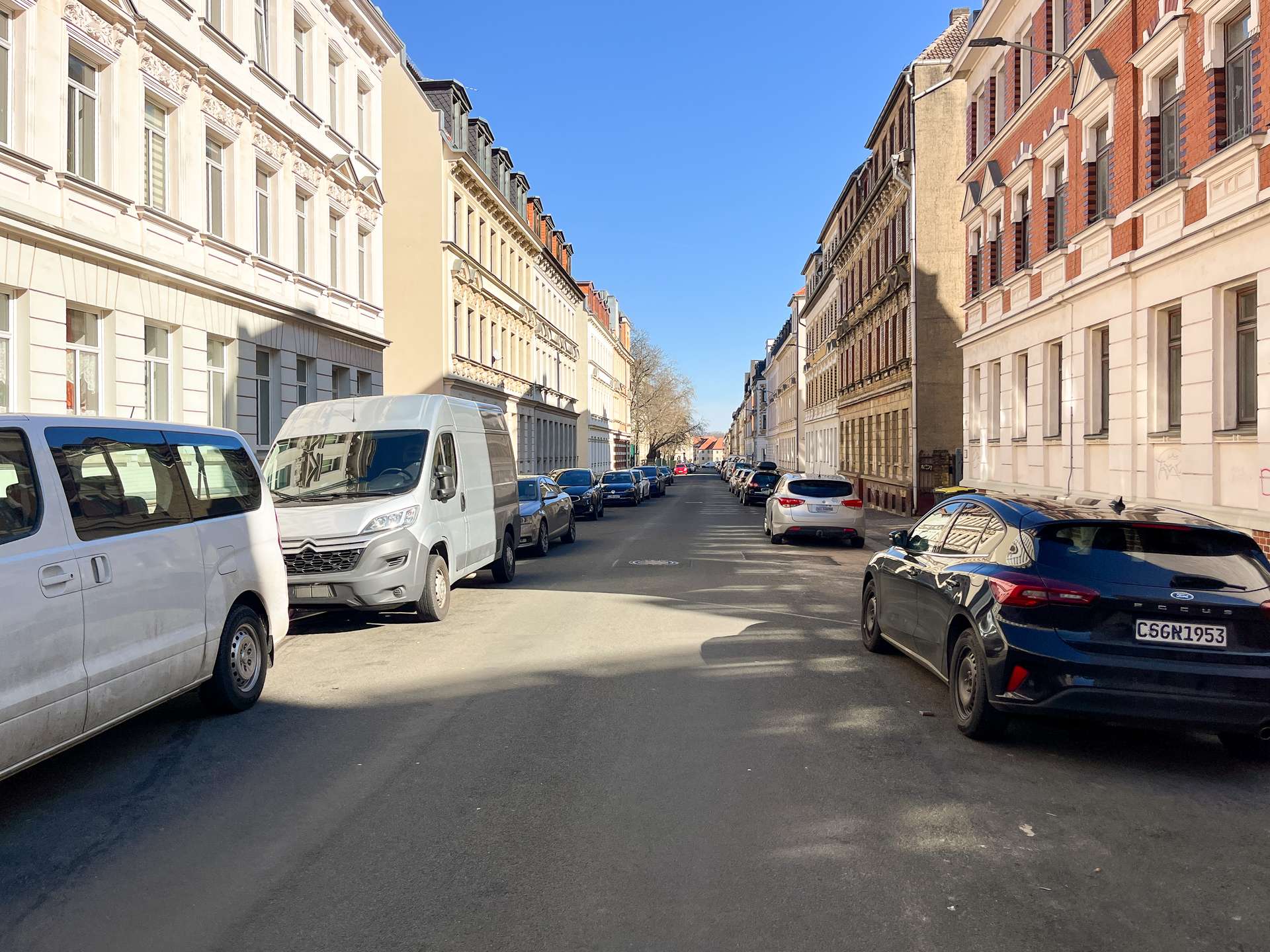 Blick zur Straße