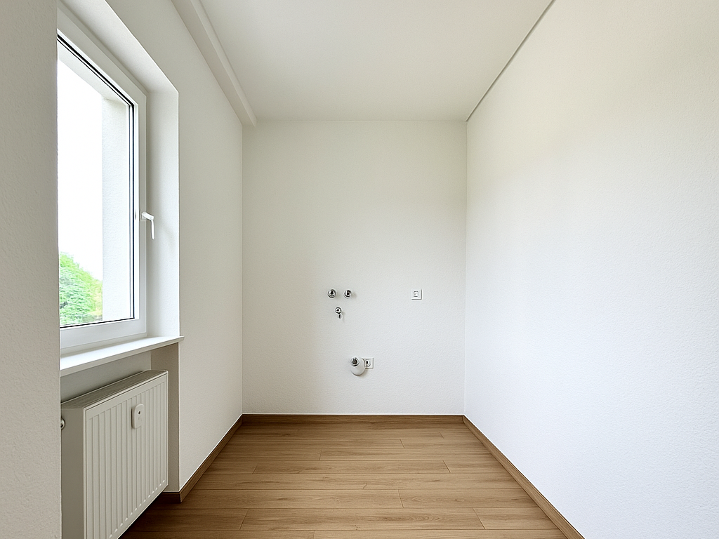 Abstellraum mit WM-Anschluss