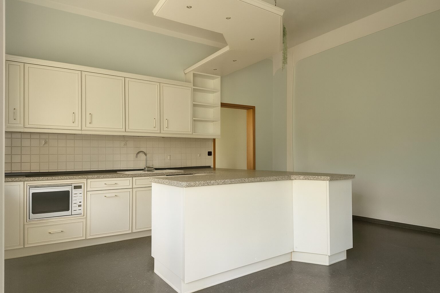 Einbauküche mit Kochinsel