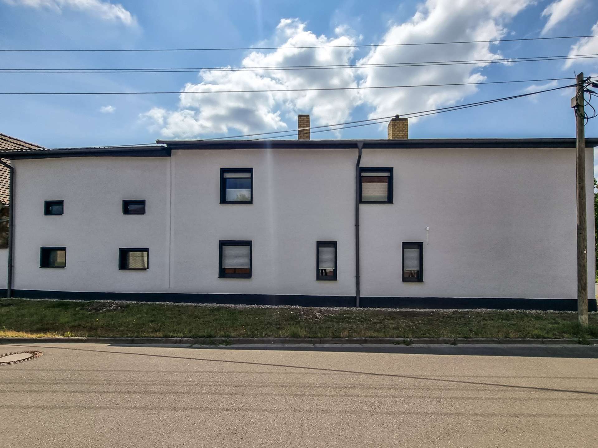 Gebäudeseitenansicht