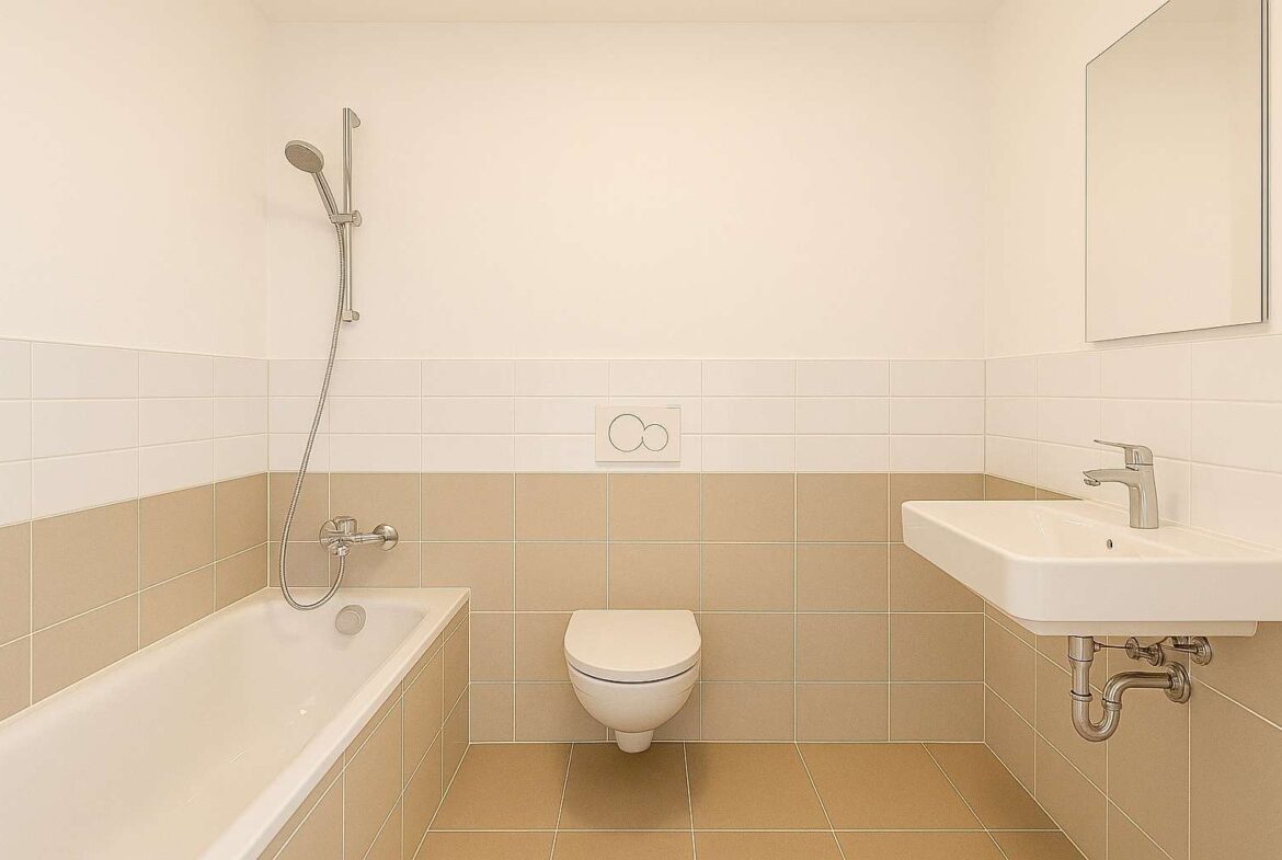 Visualisiertes Badezimmer 