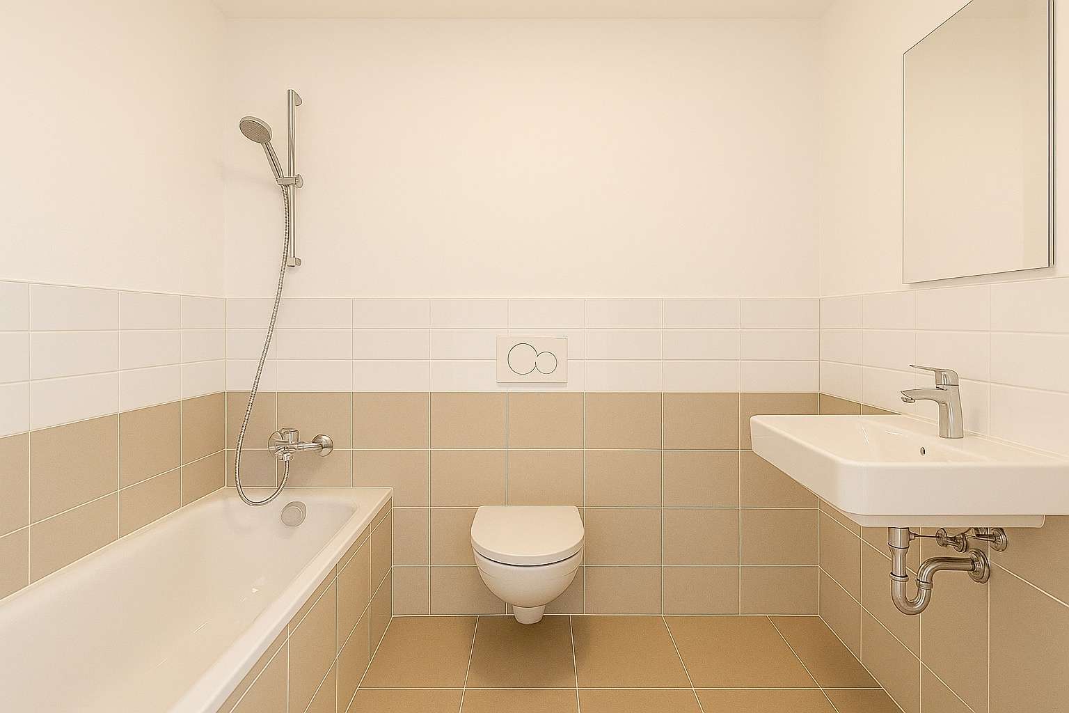 Visualisiertes Badezimmer 