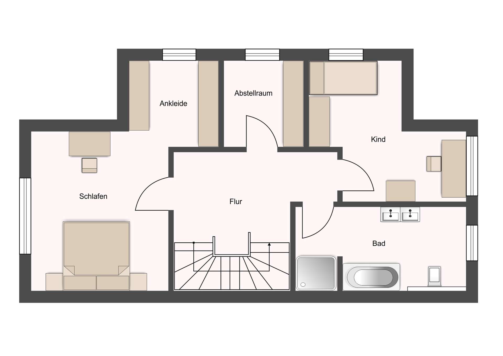 Grundriss - Obergeschoss