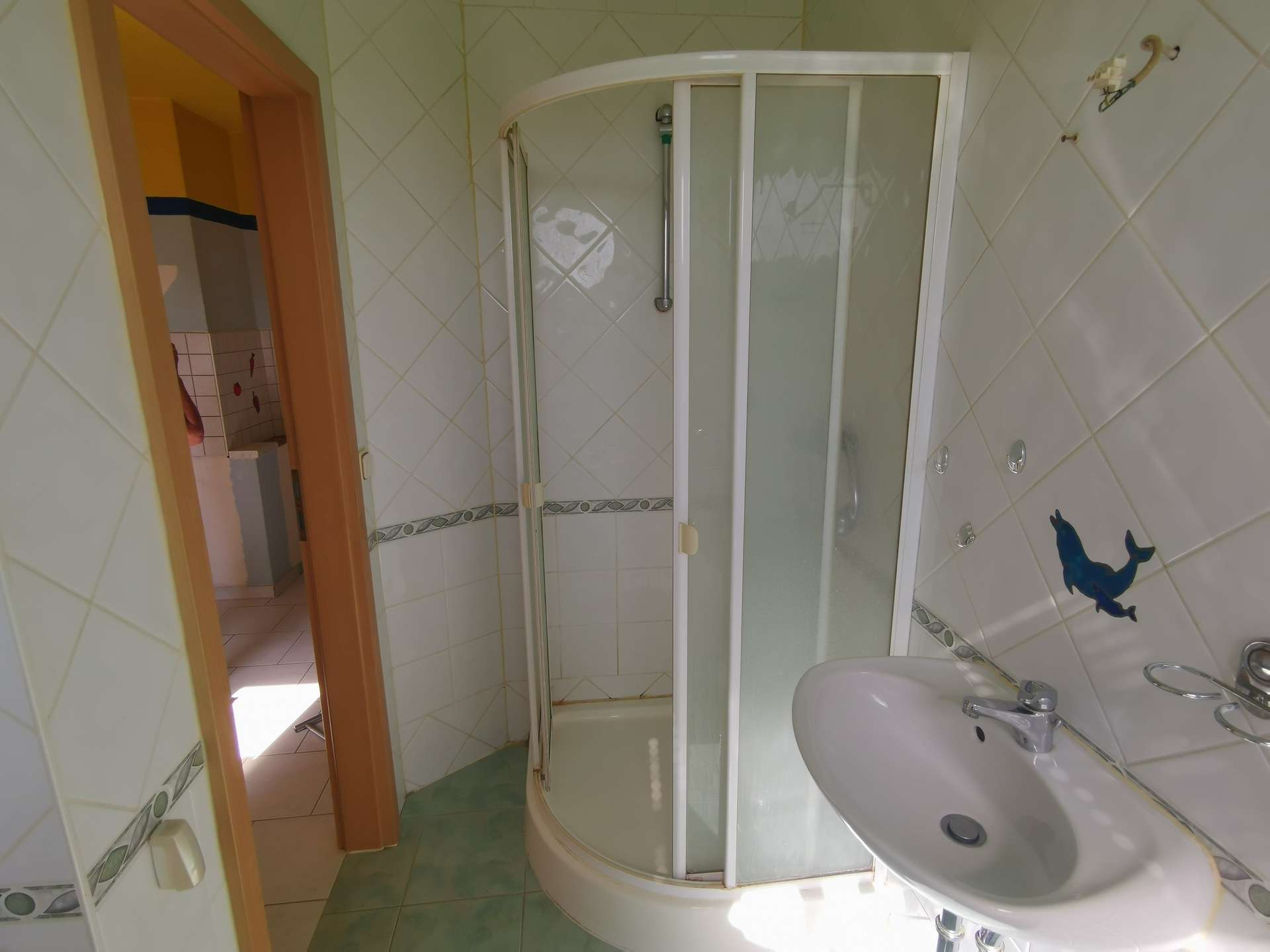 Tageslichtbad mit Wanne+Dusche