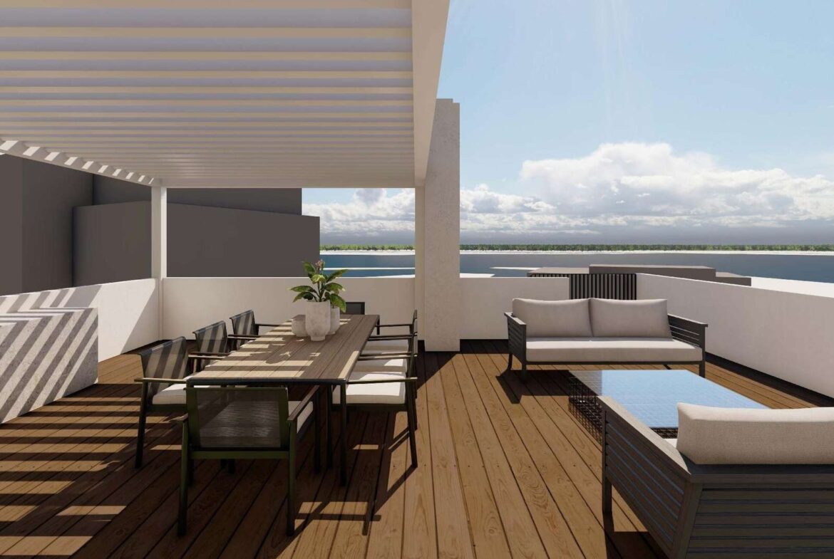 Terrasse Büroräume