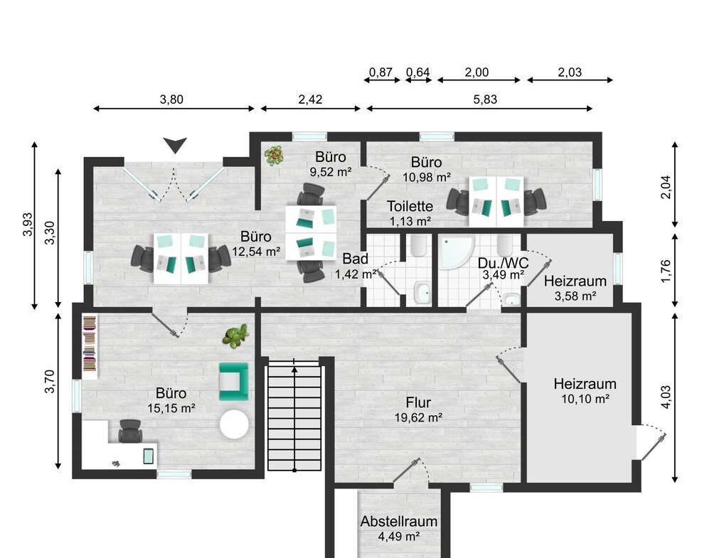 Grundriss Haupthaus UG