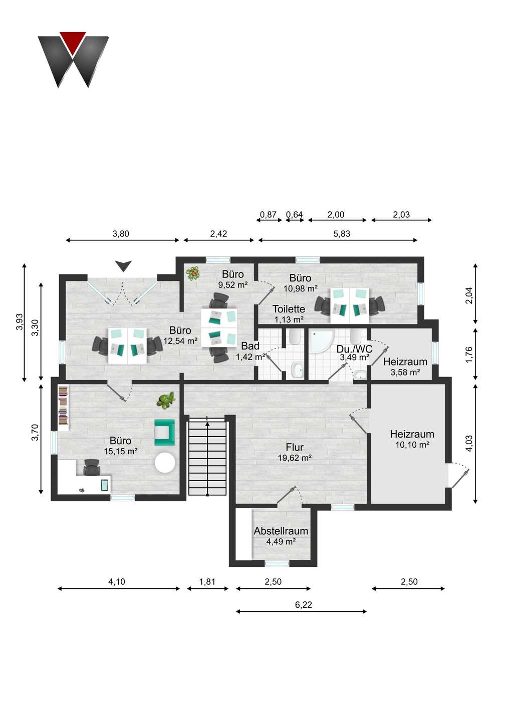 Grundriss Haupthaus UG