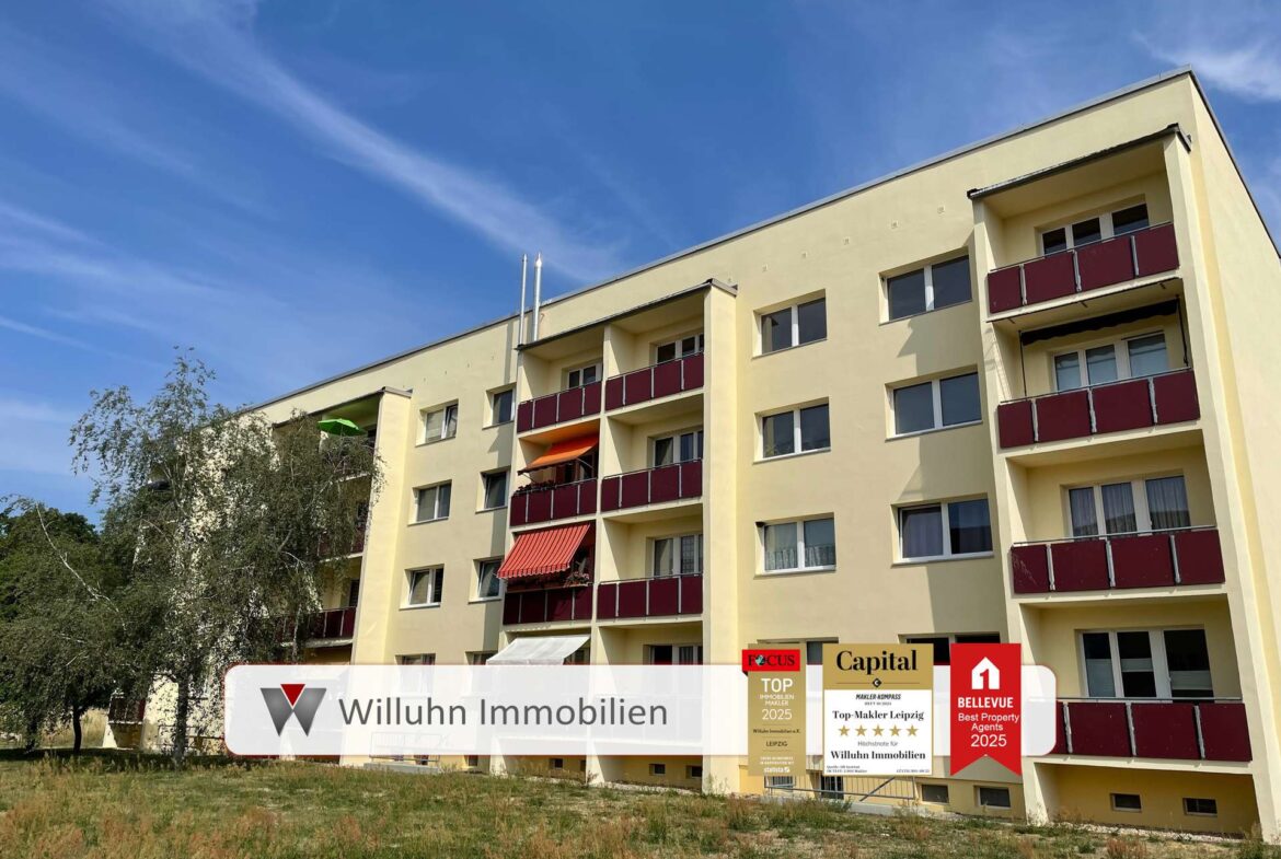 Hinteransicht mit Balkonen K