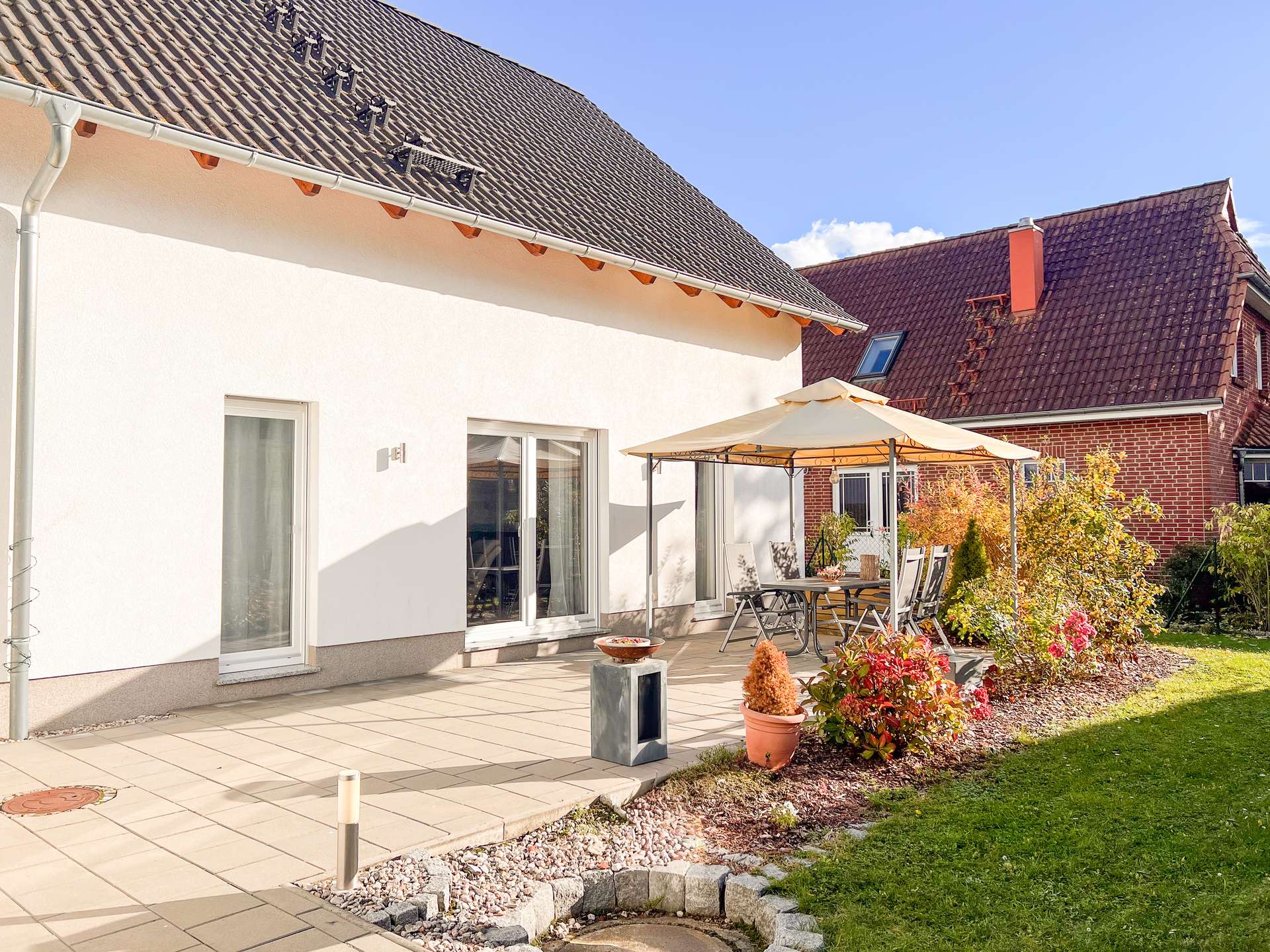 Einfamilienhaus Gartenansicht Großpösna