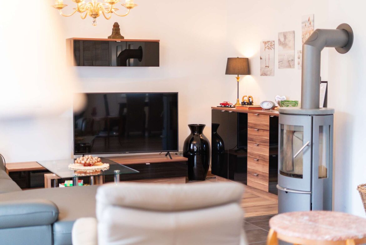 Wohnzimmer Detail Einfamilienhaus Großpösna