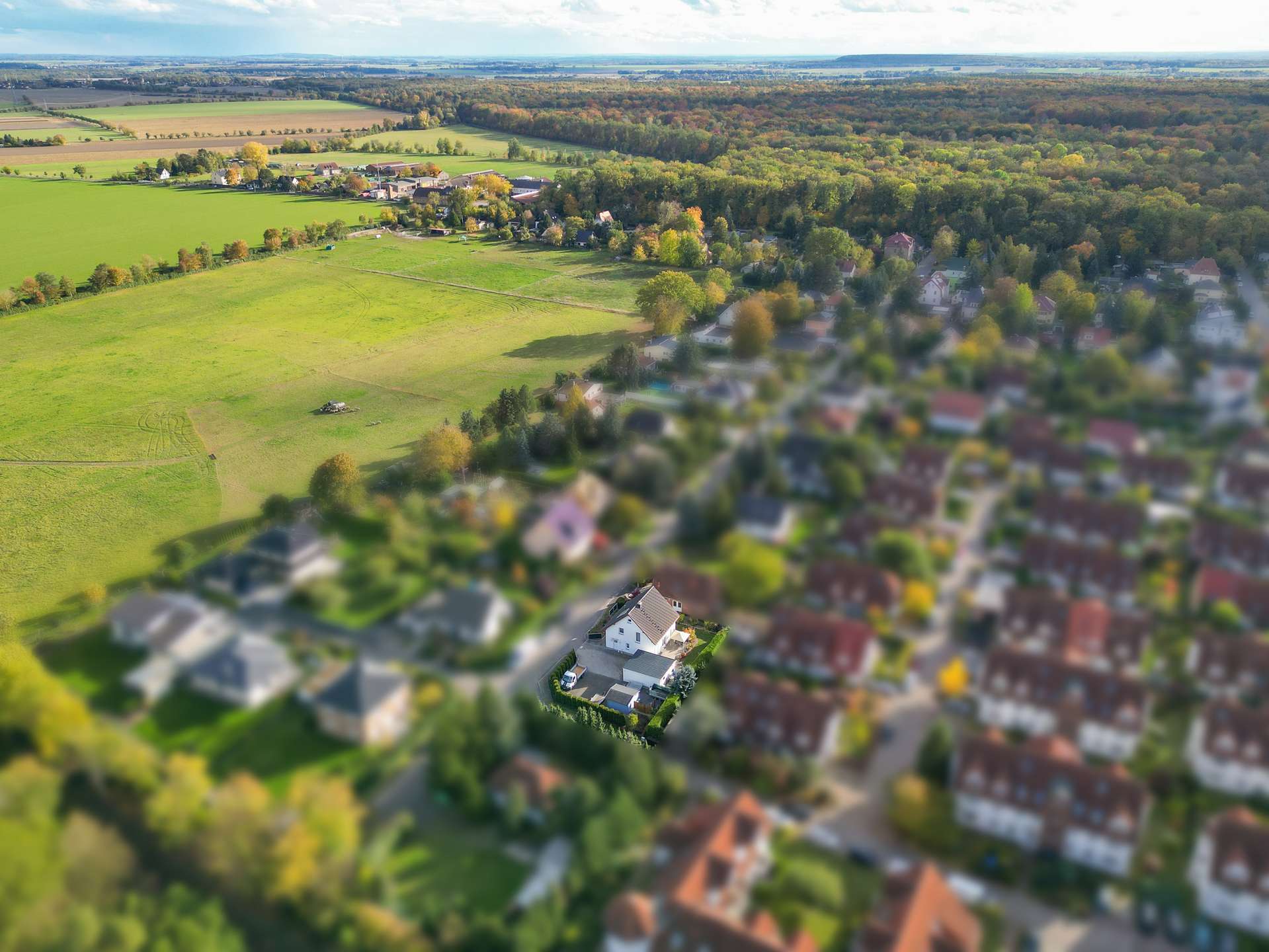 Drohne Umgebung Großpösna