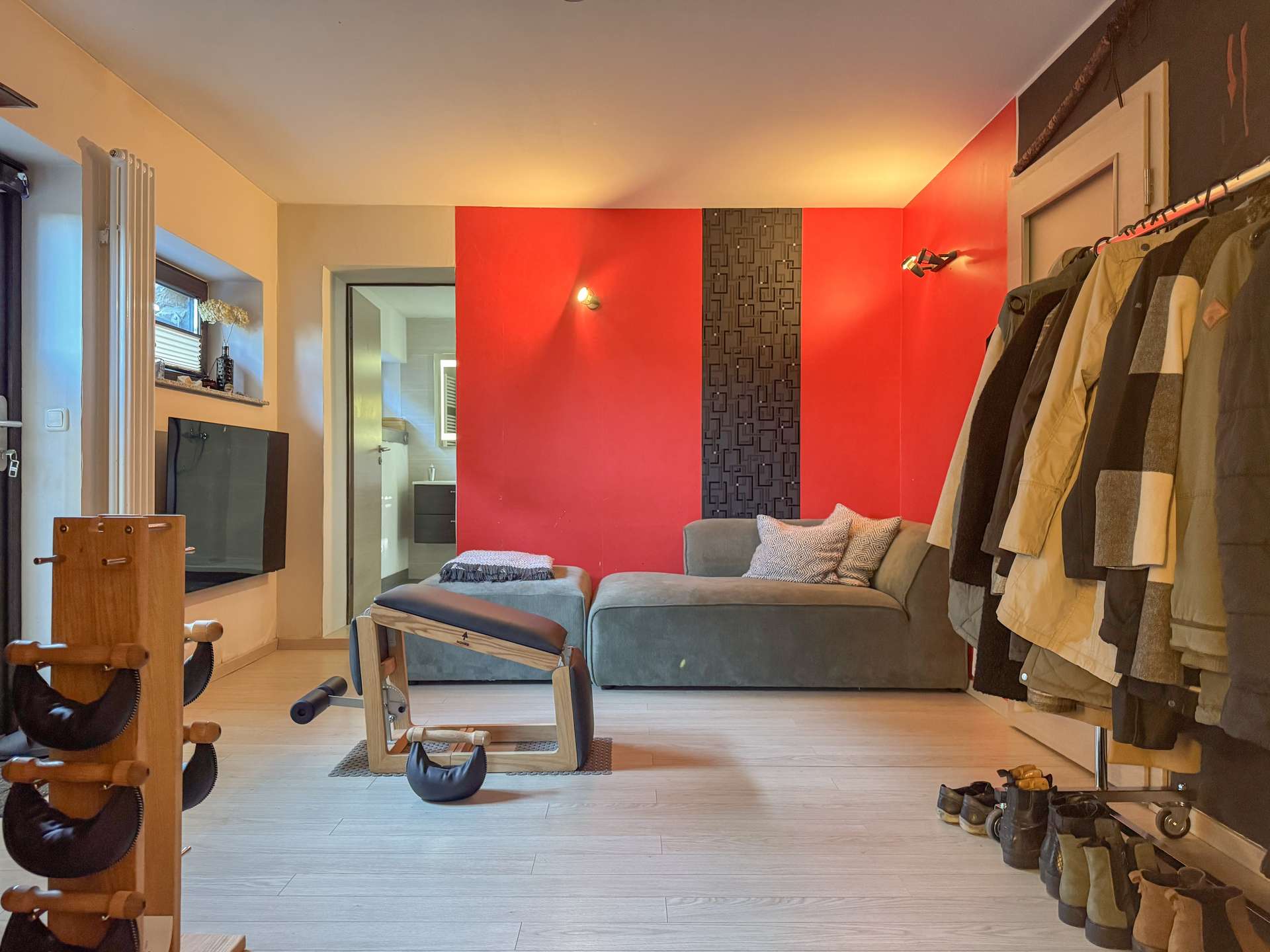 Wohnzimmer im Souterrain