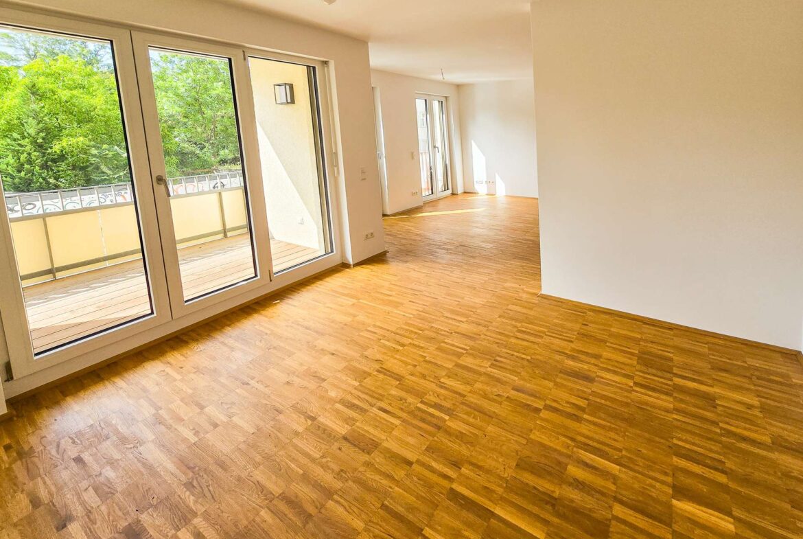 Blick  Küche zum Wohnzimmer