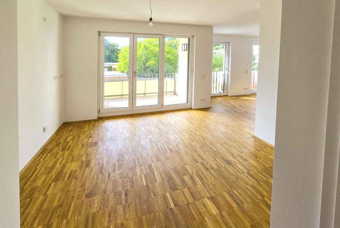 Blick in die Küche vom Flur