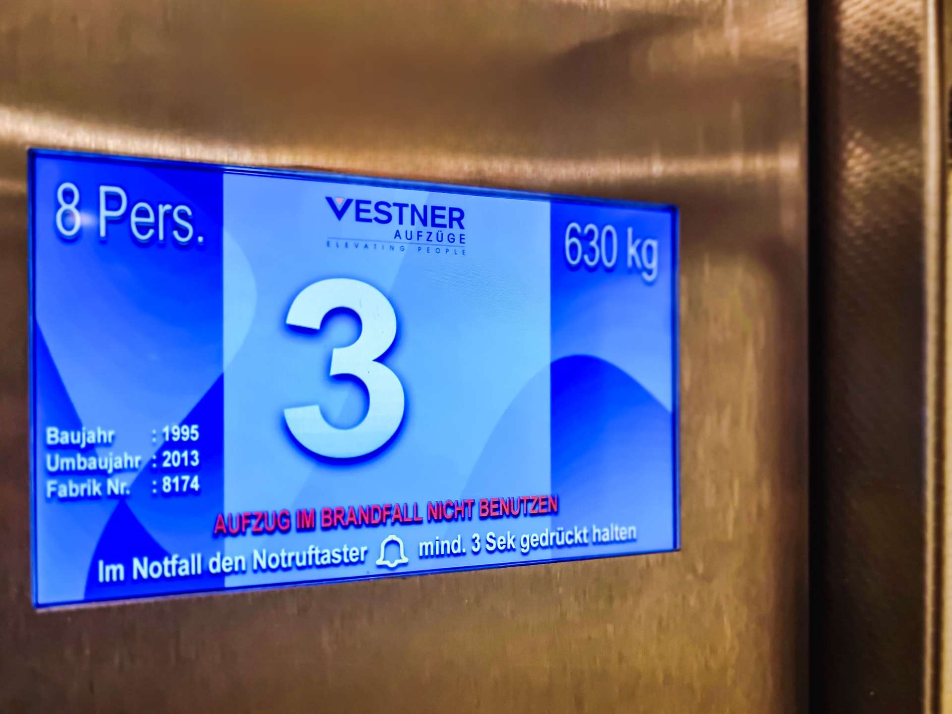 Aufzug Detail