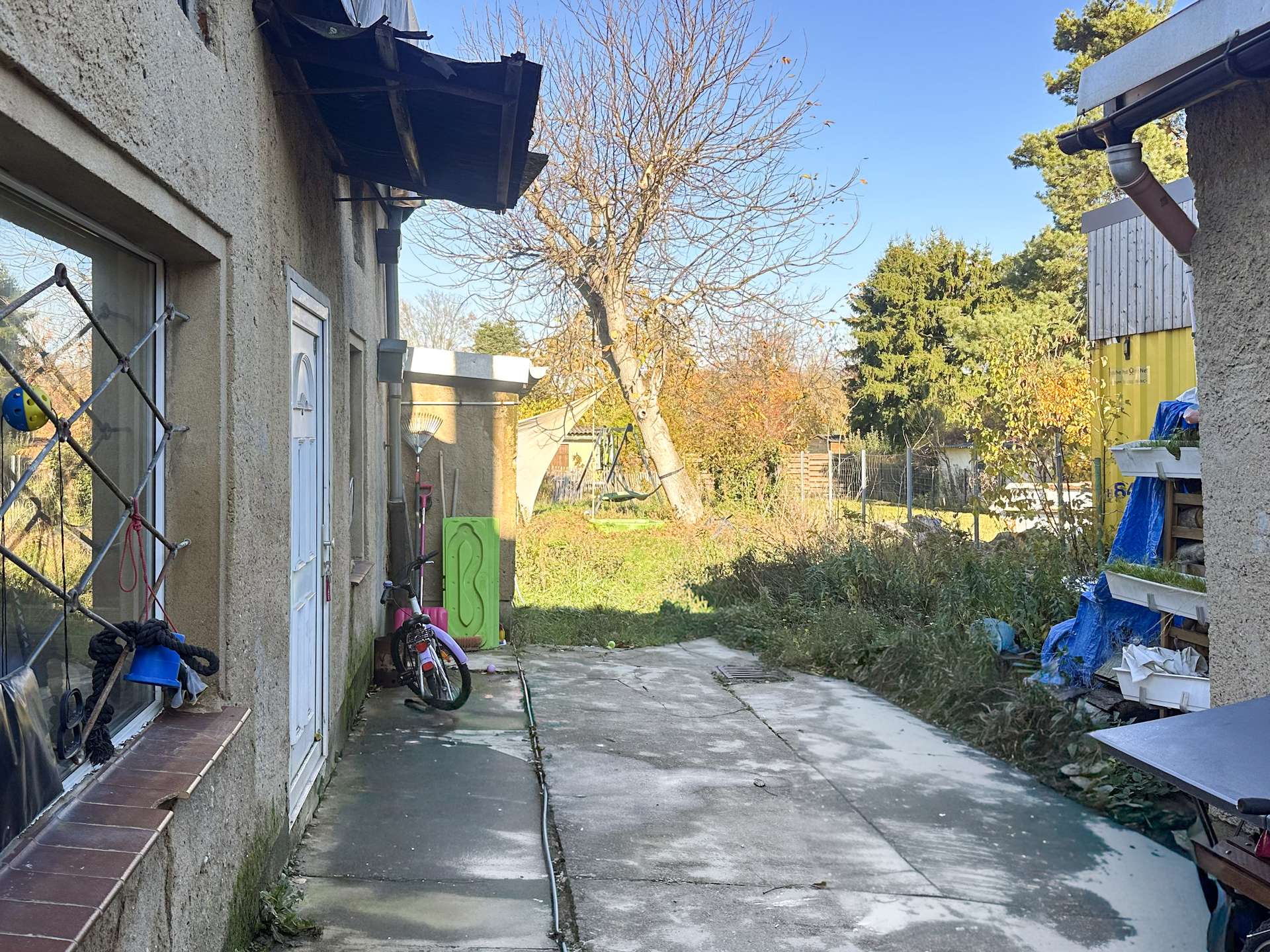 Freundlicher Gartenzugang