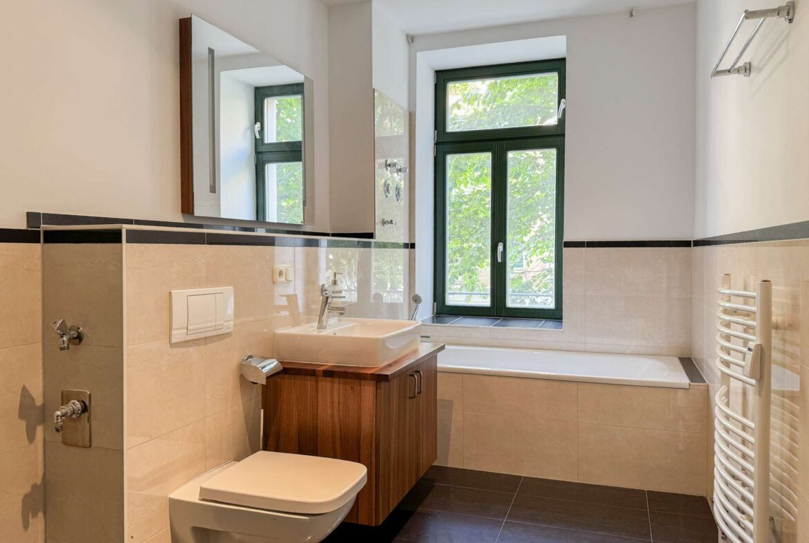 Modernes Tageslichtbad