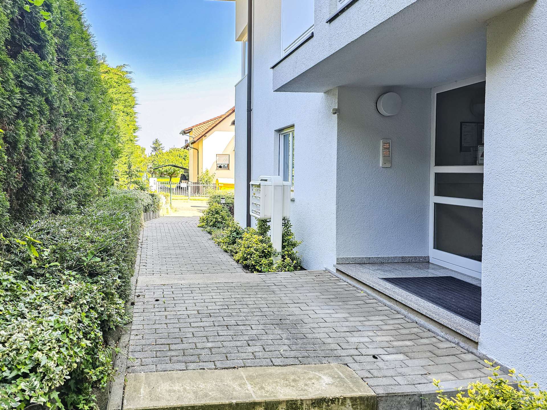 Einladender Hauseingang