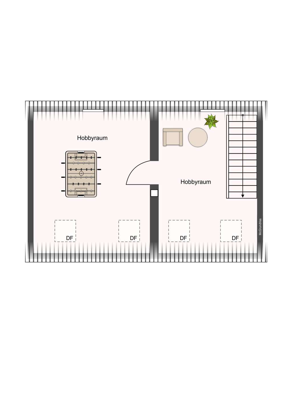 Grundriss Spitzboden