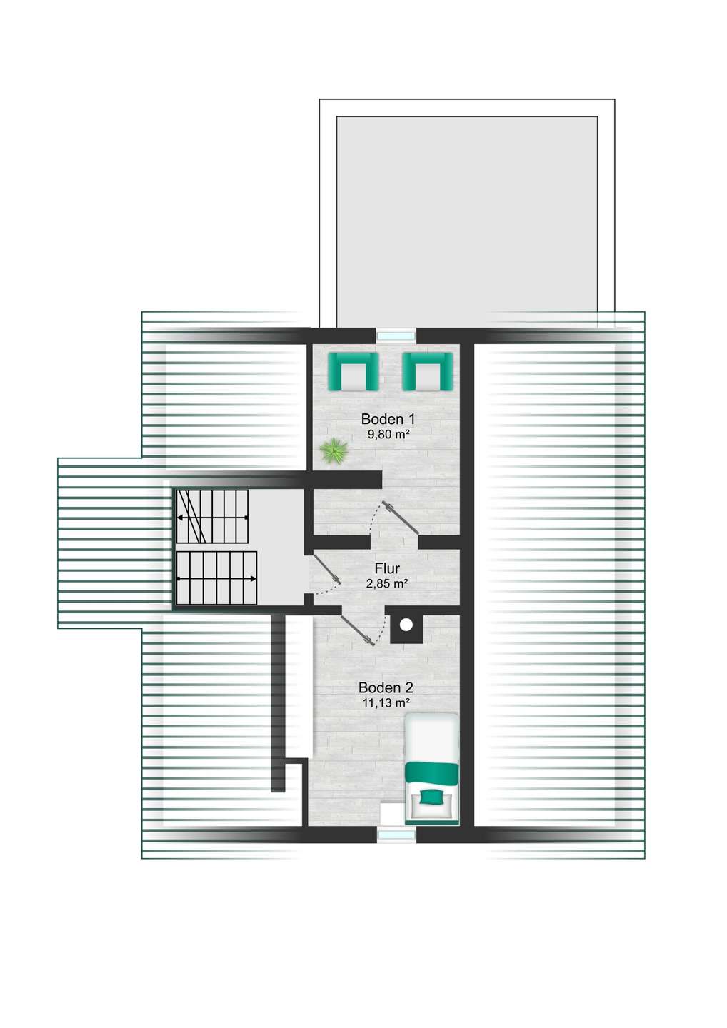 Grundriss DG Bestand