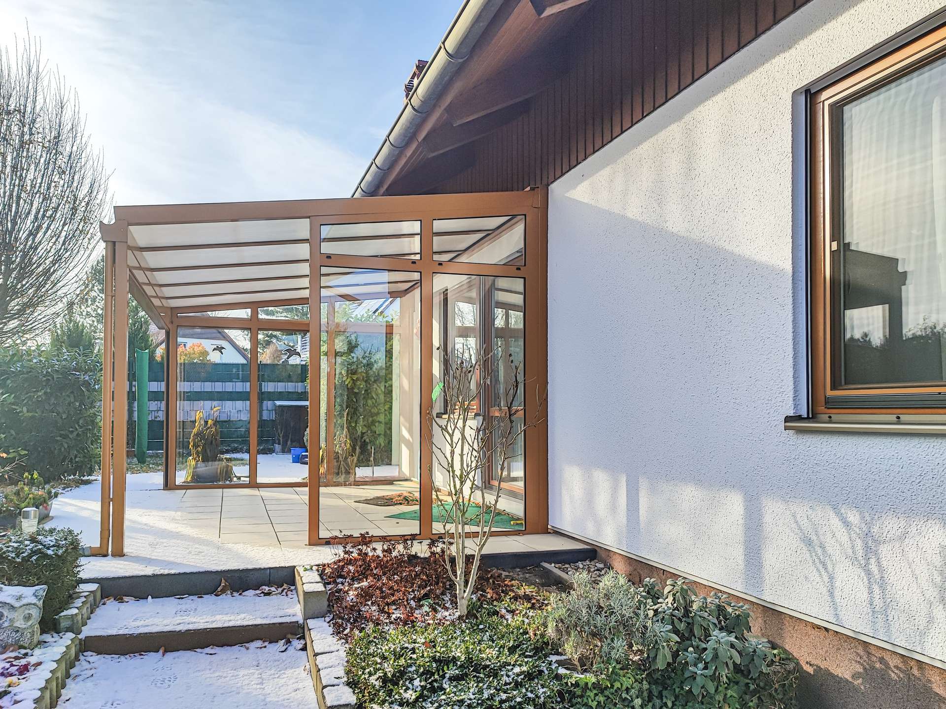 wettergeschützte Terrasse