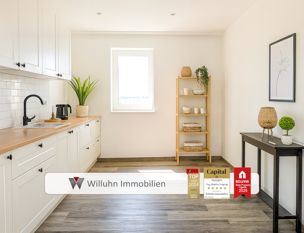 Moderne Küche mit natürlichem Licht