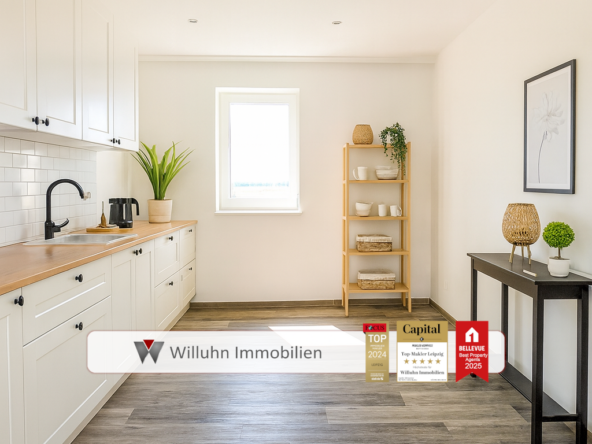 Moderne Küche mit natürlichem Licht