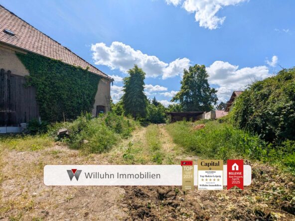 Blick über das Grundstück