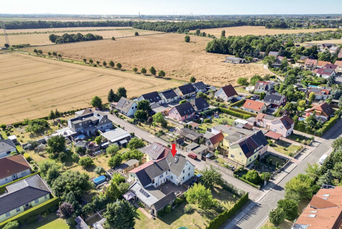 Idyillische Feldlage