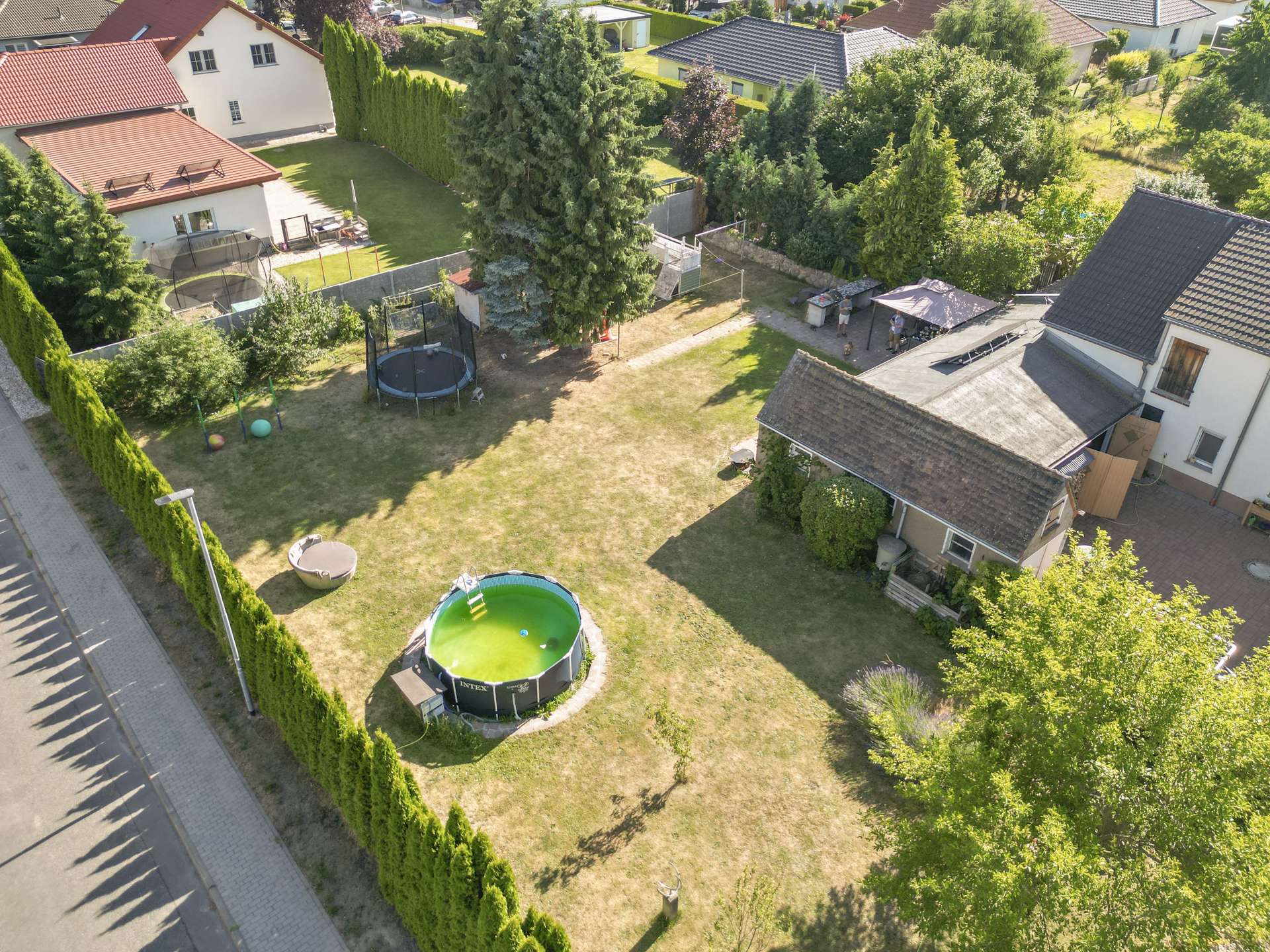 Weitläufig und Privat angelegt